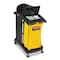Rubbermaid Commercial High Capacity Cleaning Cart, 21-3/4w x 49-3/4d x 38-3/8h, Black FG9T7200BLA - alternate 4